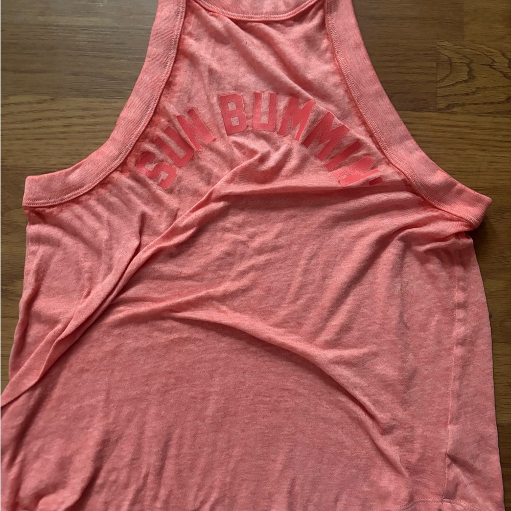 PINK Victoria's Secret Sun Bummy Tank Top - Coral